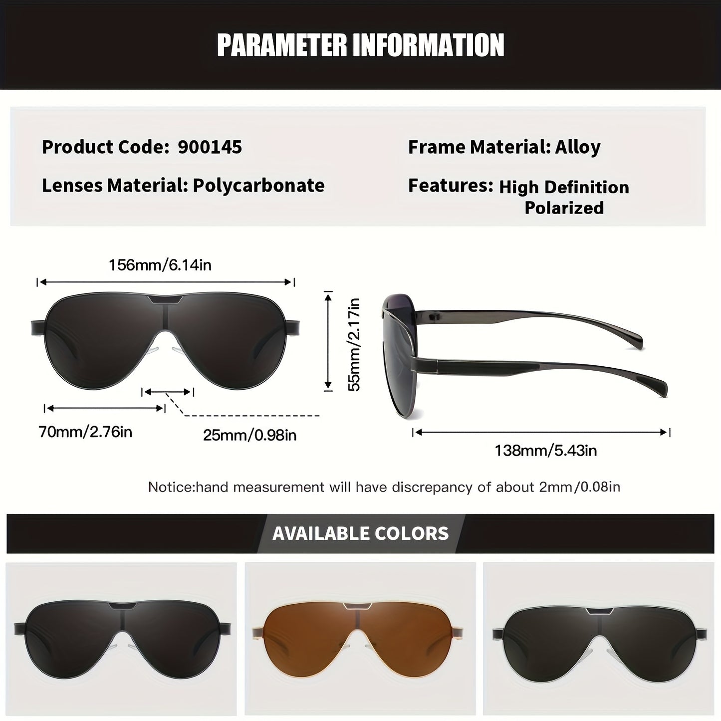 RoyalHot Unisex Polarized Lens Glasses Alloy Rimless Glasses Driving Glasses Shades Oculos Masculino Male