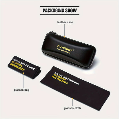 RoyalHot Unisex Polarized Lens Glasses Alloy Rimless Glasses Driving Glasses Shades Oculos Masculino Male