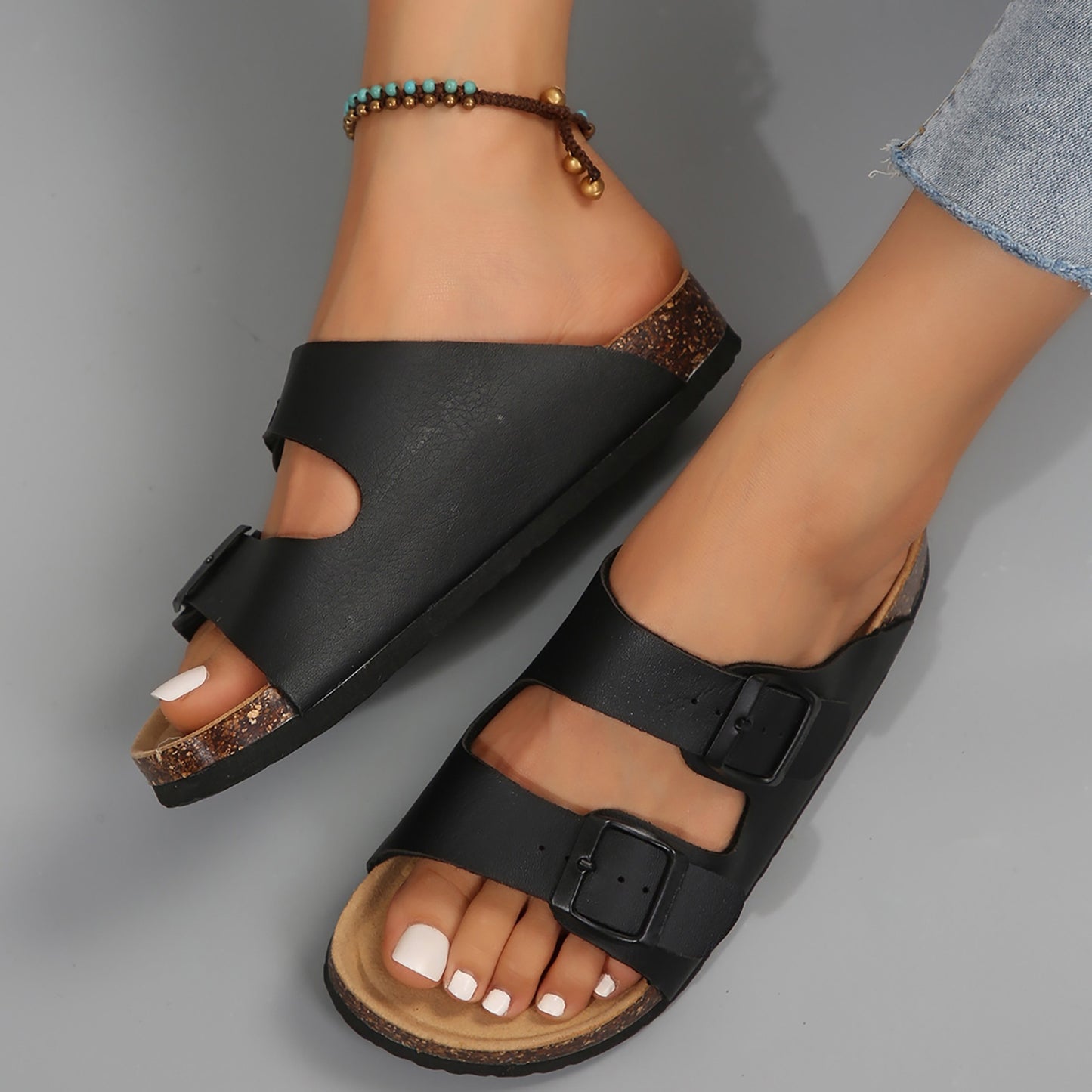 Comfortable Summer Sandal Slippers for Women - Soft, Breathable, and Adjustable Straps - Perfect for Beach, Pool, or Outdoor Activities