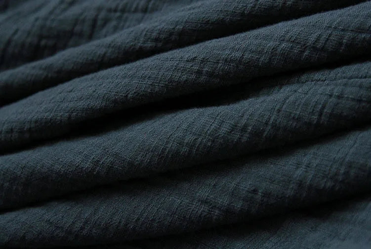 Vestidos Mujer 2025 Latest Autumn Spring Solid Color Cotton Linen Robes Dress for Women Large Size Plus Size Artist Ropa Dresses