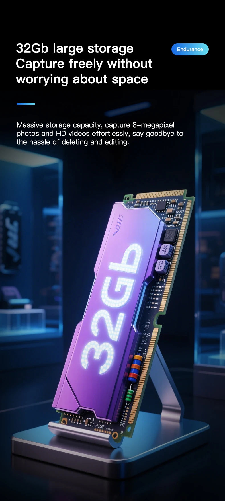 2025 4K HD Camera Smart Glasses Anti-shake Bluetooth Call Real-time Translation Automatic Color Change AI Glasses Music Control