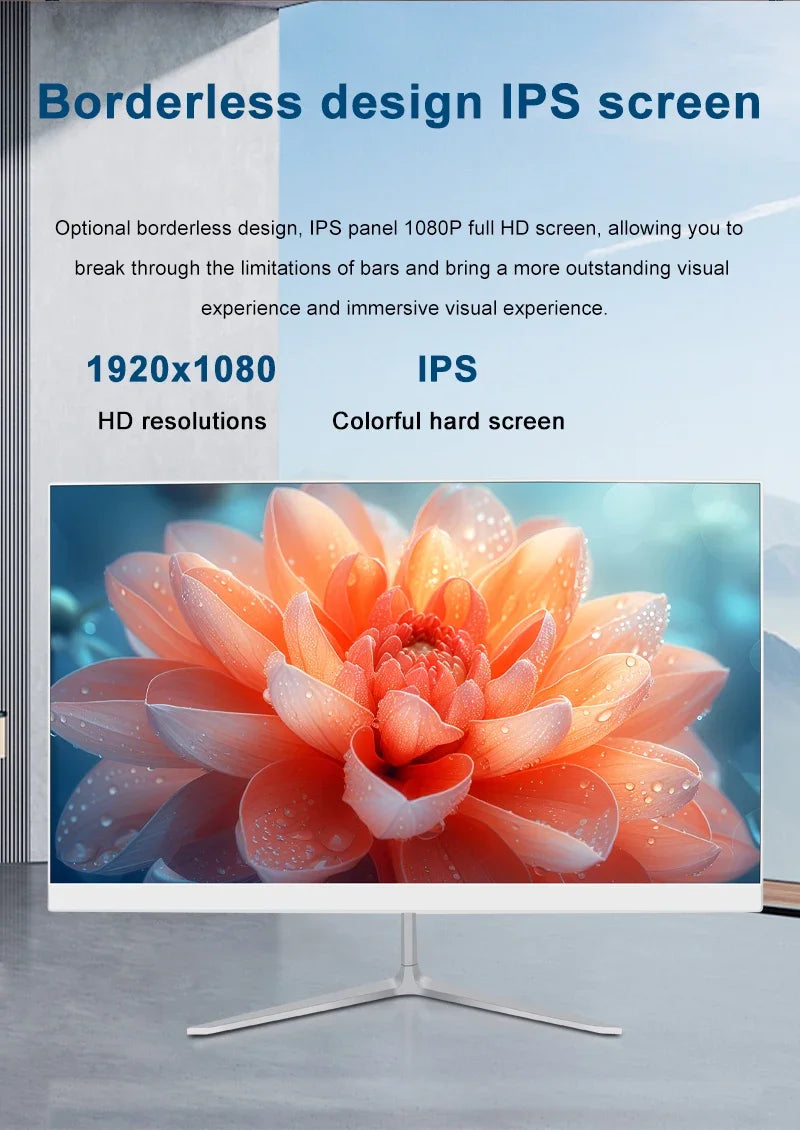 DisplayDesktop Computer Core I3 I5 I7 All In One Pc 23.8 27 Inch All In One Pc Computer