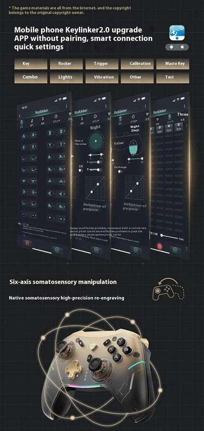 MACHENIKE G5 PRO V2 Tri-Mode Wireless Game Controller for Android/iOS Phone, PC, Tablet, TV - Bluetooth 2.4G Wired, NOT for PS/X