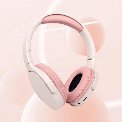 Fashion Bluetooth Wireless Headphones Over Ear Deep Bass Sports Stereo HiFi Long Battery Life Universal For All Devices