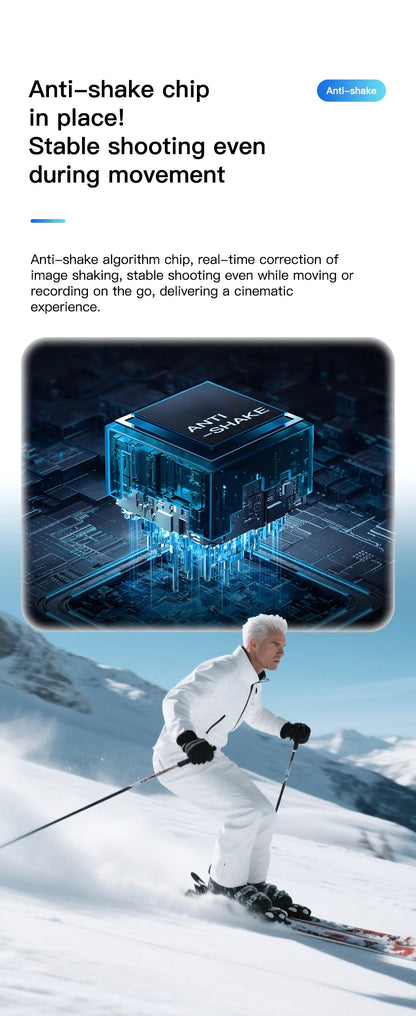 2025 4K HD Camera Smart Glasses Anti-shake Bluetooth Call Real-time Translation Automatic Color Change AI Glasses Music Control