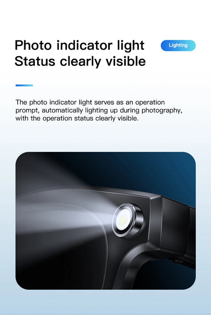 2025 4K HD Camera Smart Glasses Anti-shake Bluetooth Call Real-time Translation Automatic Color Change AI Glasses Music Control