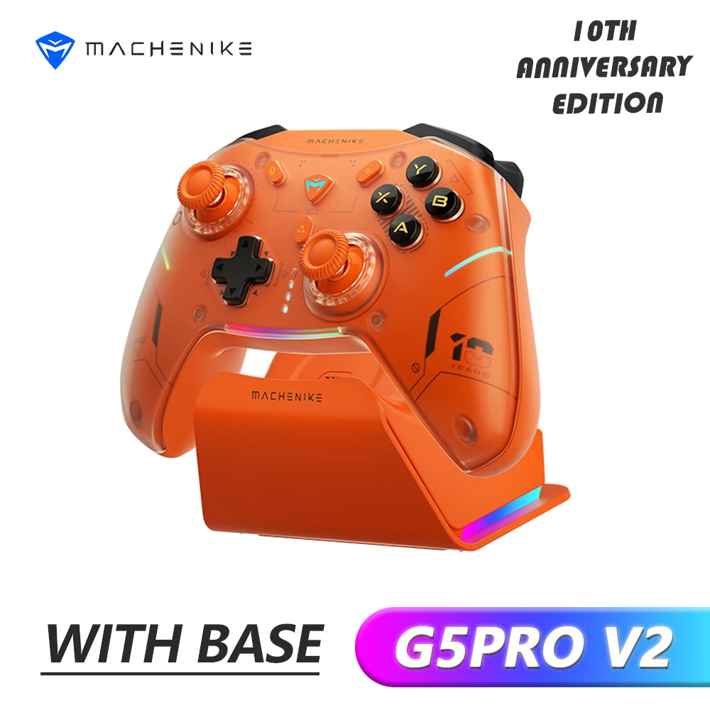 MACHENIKE G5 PRO V2 Tri-Mode Wireless Game Controller for Android/iOS Phone, PC, Tablet, TV - Bluetooth 2.4G Wired, NOT for PS/X