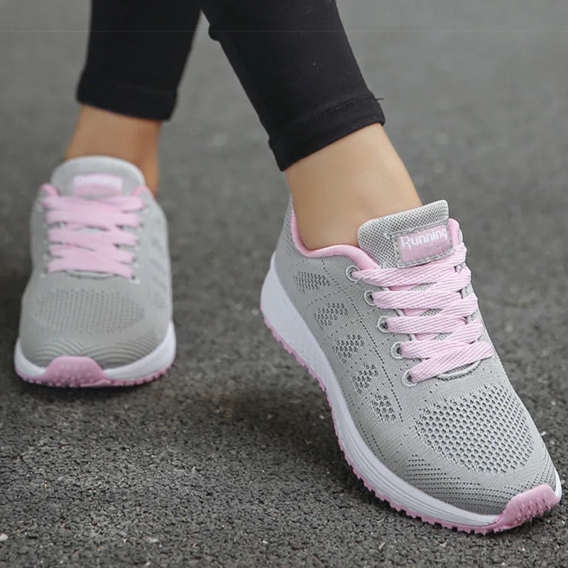 Women's Sneaker Breatherable Women's Sports Shoes For Woman White Sneakers Lightweight Baskets Femmes 2025 Tennis Casual Sports