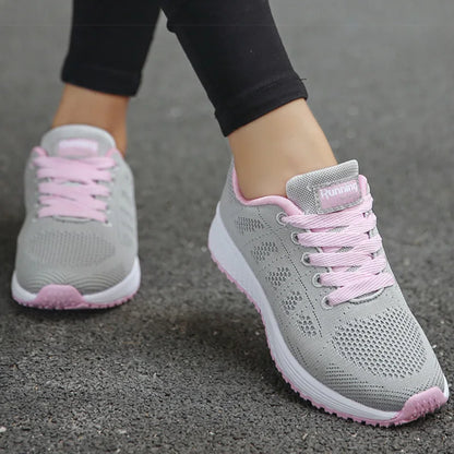 Women's Sneaker Breatherable Women's Sports Shoes For Woman White Sneakers Lightweight Baskets Femmes 2025 Tennis Casual Sports