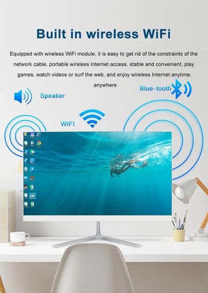 DisplayDesktop Computer Core I3 I5 I7 All In One Pc 23.8 27 Inch All In One Pc Computer