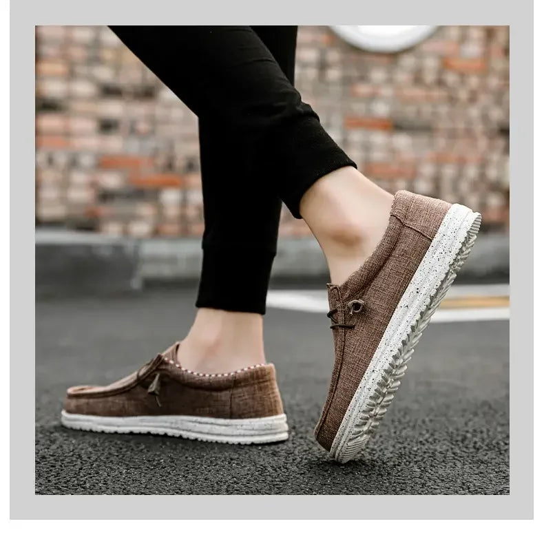 Men's Casual Shoes Light Non-slip Loafer Flat Shoes Outdoor Sneakers Vulcanized Shoes for Men Sapatos Formais Masculinos