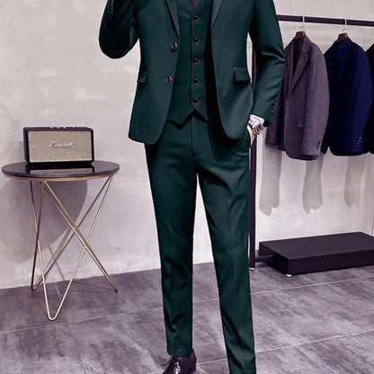 Vestido de casamento  marca de alta qualidade cor sólida masculino casual escritório de negó