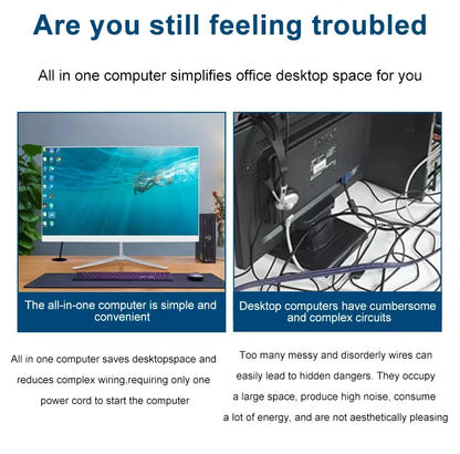 DisplayDesktop Computer Core I3 I5 I7 All In One Pc 23.8 27 Inch All In One Pc Computer