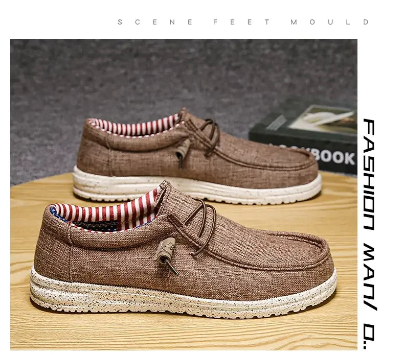 Men's Casual Shoes Light Non-slip Loafer Flat Shoes Outdoor Sneakers Vulcanized Shoes for Men Sapatos Formais Masculinos