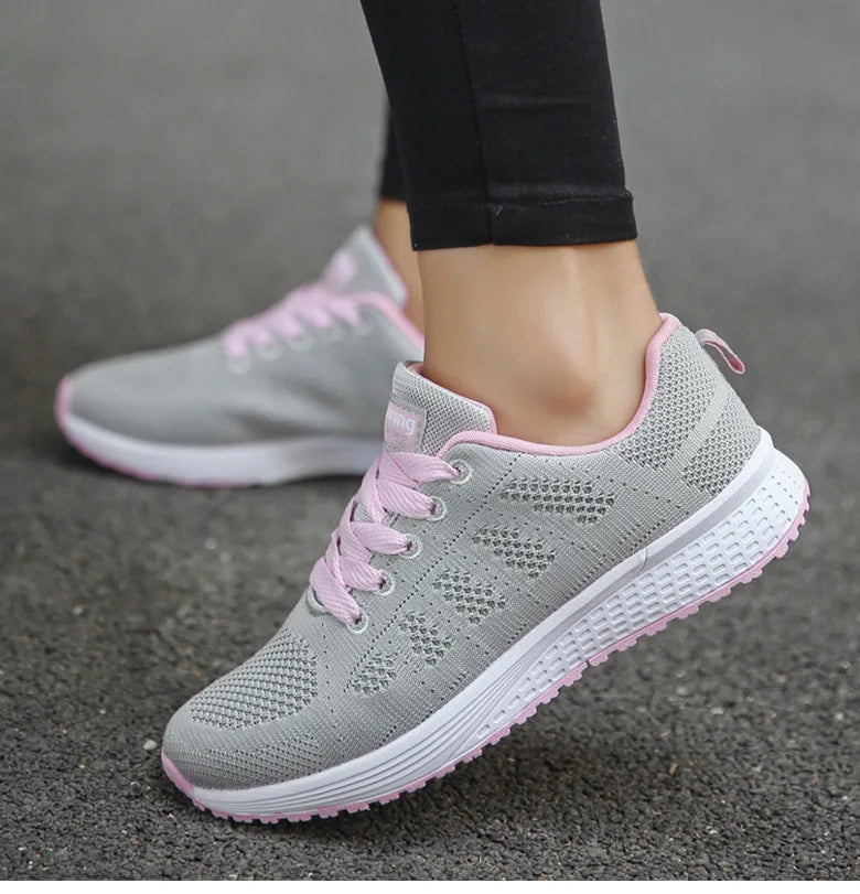 Women's Sneaker Breatherable Women's Sports Shoes For Woman White Sneakers Lightweight Baskets Femmes 2025 Tennis Casual Sports
