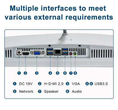 DisplayDesktop Computer Core I3 I5 I7 All In One Pc 23.8 27 Inch All In One Pc Computer