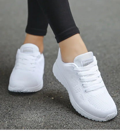 Women's Sneaker Breatherable Women's Sports Shoes For Woman White Sneakers Lightweight Baskets Femmes 2025 Tennis Casual Sports