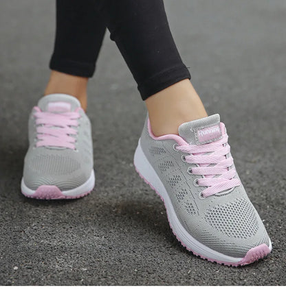 Women's Sneaker Breatherable Women's Sports Shoes For Woman White Sneakers Lightweight Baskets Femmes 2025 Tennis Casual Sports