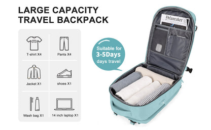 Large Travel Backpack Women, Carry On Backpack, Hiking Backpack Waterproof Outdoor Sports Rucksack Casual Daypack School Bag